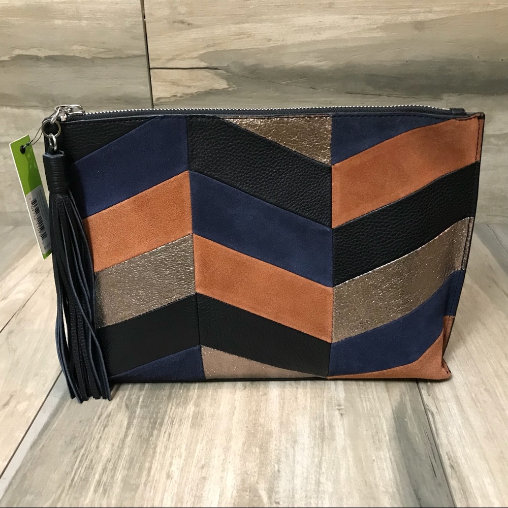 Sam Edelman Walker Patchwork Pouch Handbag